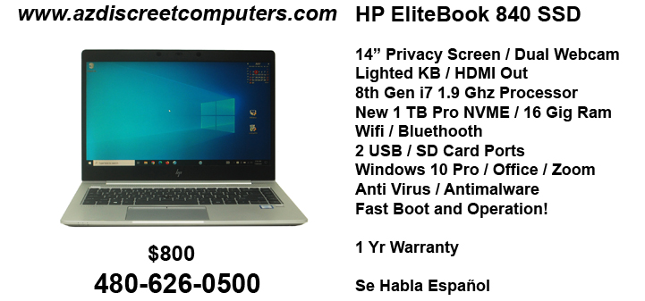 HP EliteBook 840 G5 SSD